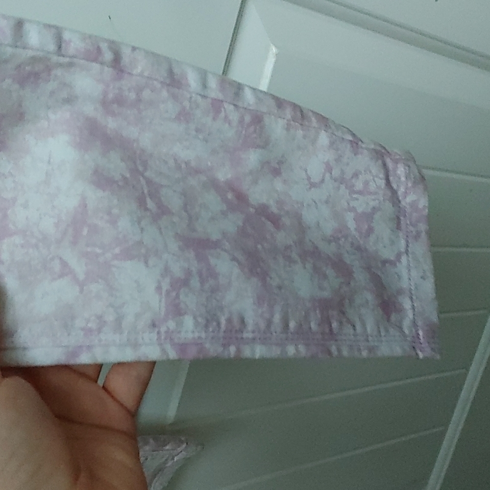 Design lab stretchy light purple and white pants 28 - Picture 6 of 12